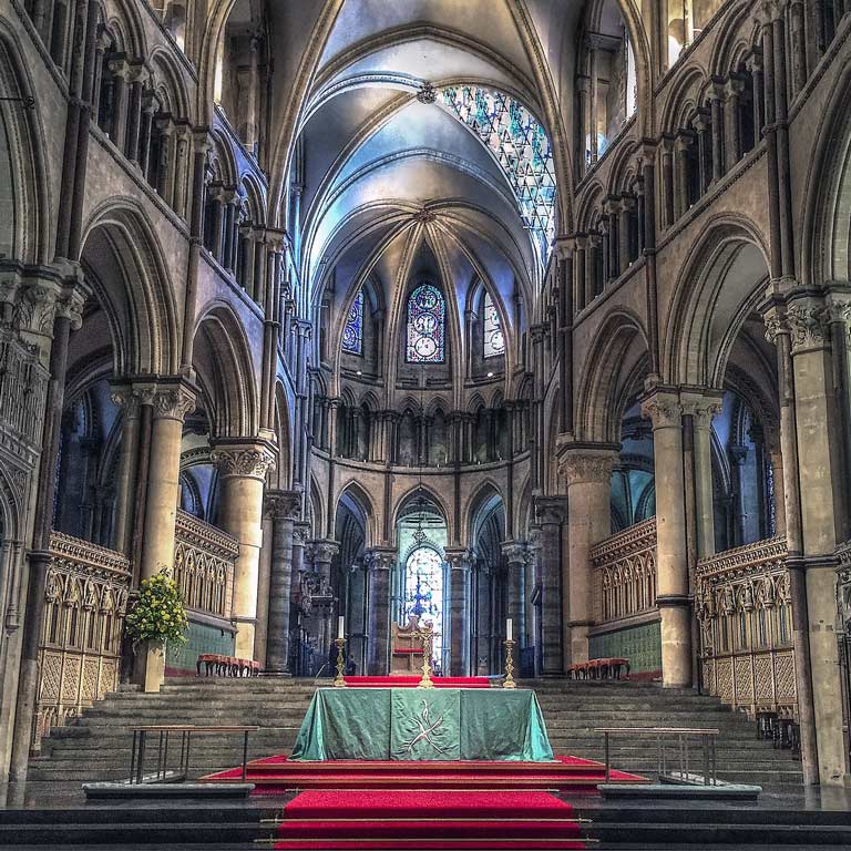 Internal snapshot of Canterbury Cathedral